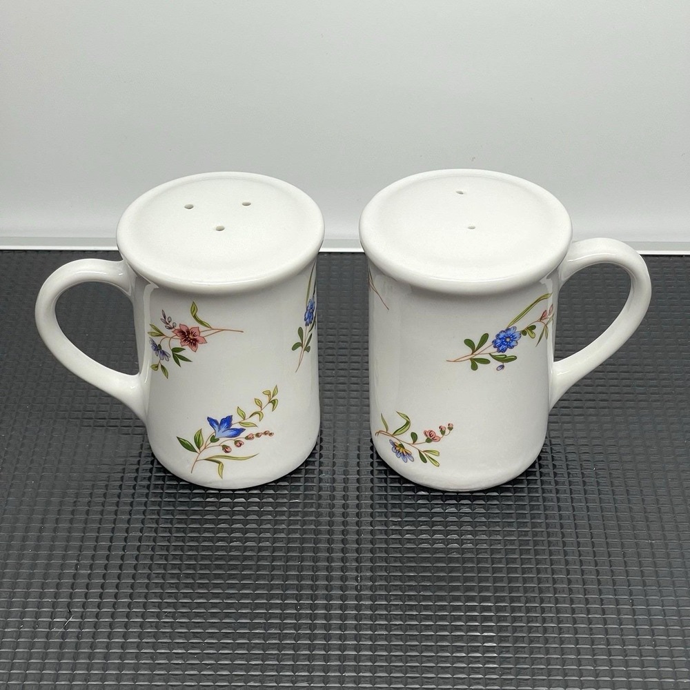 BIA Cordon Bleu The Frieda Collection Salt And Pepper Shakers Porcelain Floral